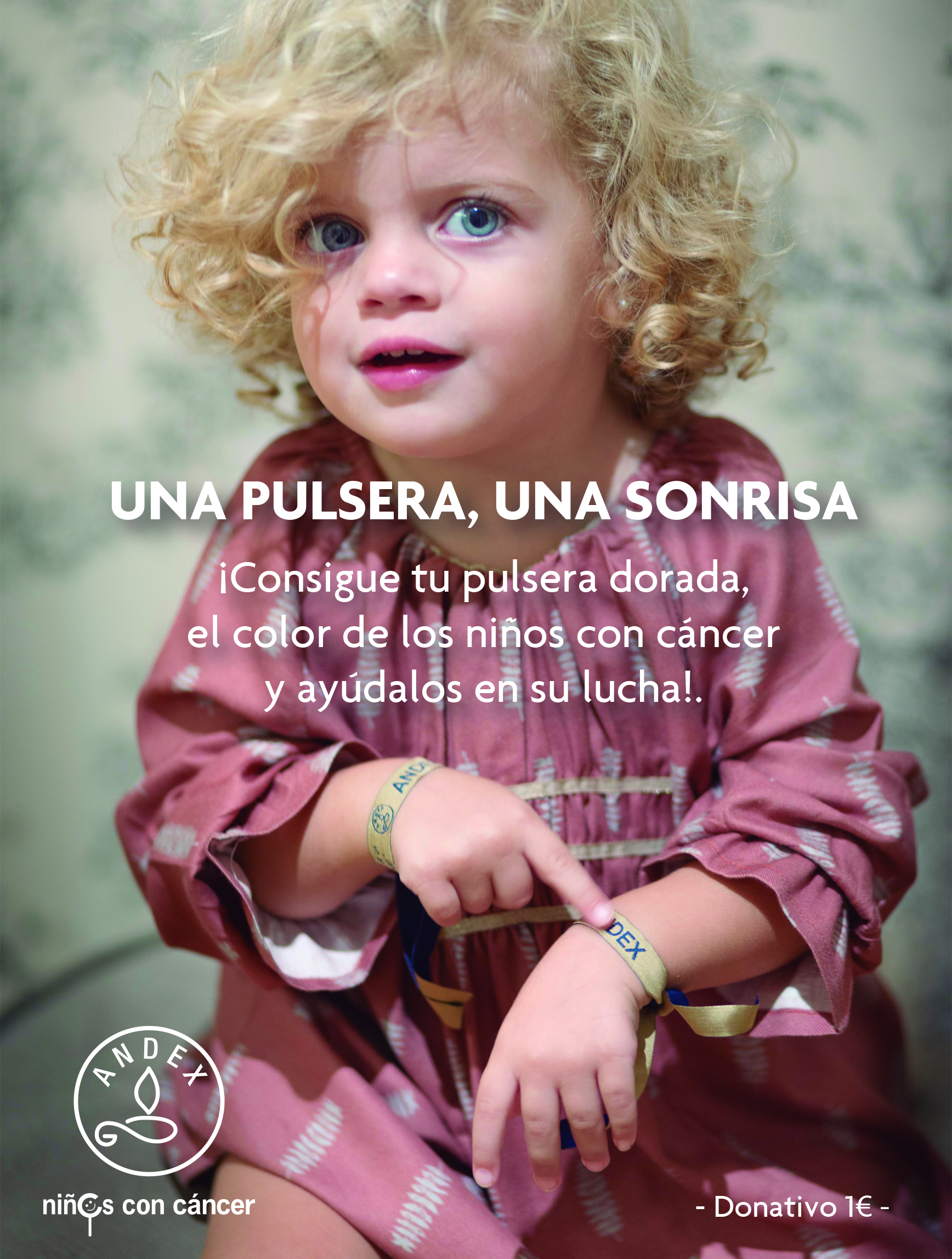 Pulsera solidaria “color del cáncer infantil” – Andex – Asociacion