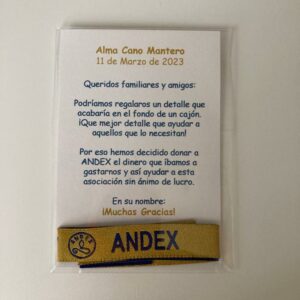 Pulsera solidaria “color del cáncer infantil” – Andex – Asociacion de  Padres de Niños con Cáncer